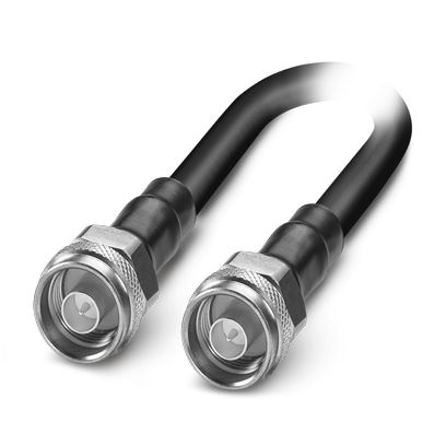 Phoenix Contact Coaxial Cordset; NBC-COX-CNM/30.0-L/COX-CNM; Male Straight to Male Straight; 30m FRNC Cable